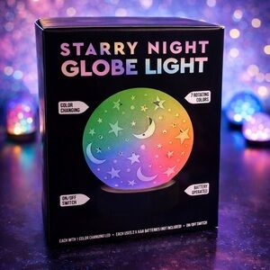 Starry Night Globe Light - Color Changing